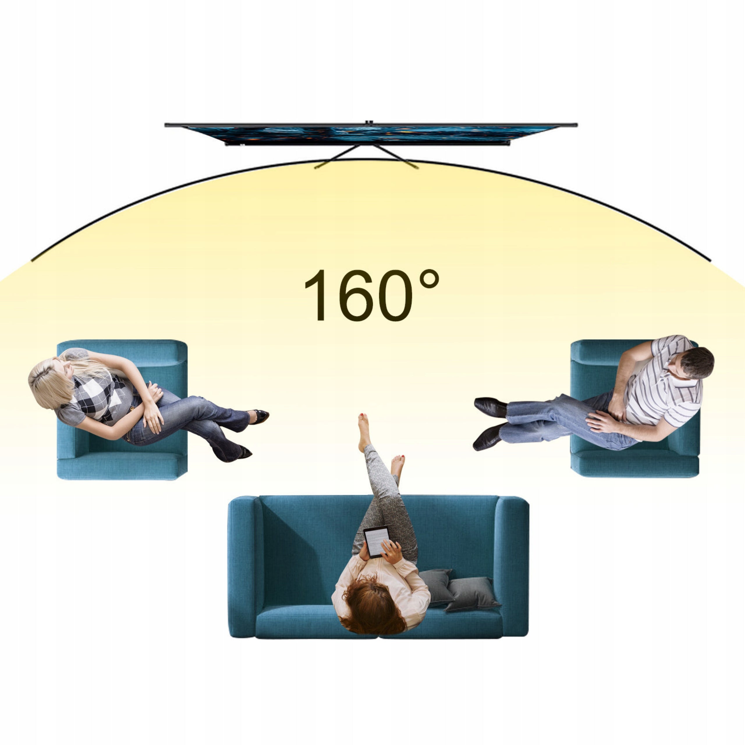 110" PROJECTION SCREEN AEON VOR 4K FULL HD 16:9 TRIPOD PROJECTOR UHD LARGE Brand no brand