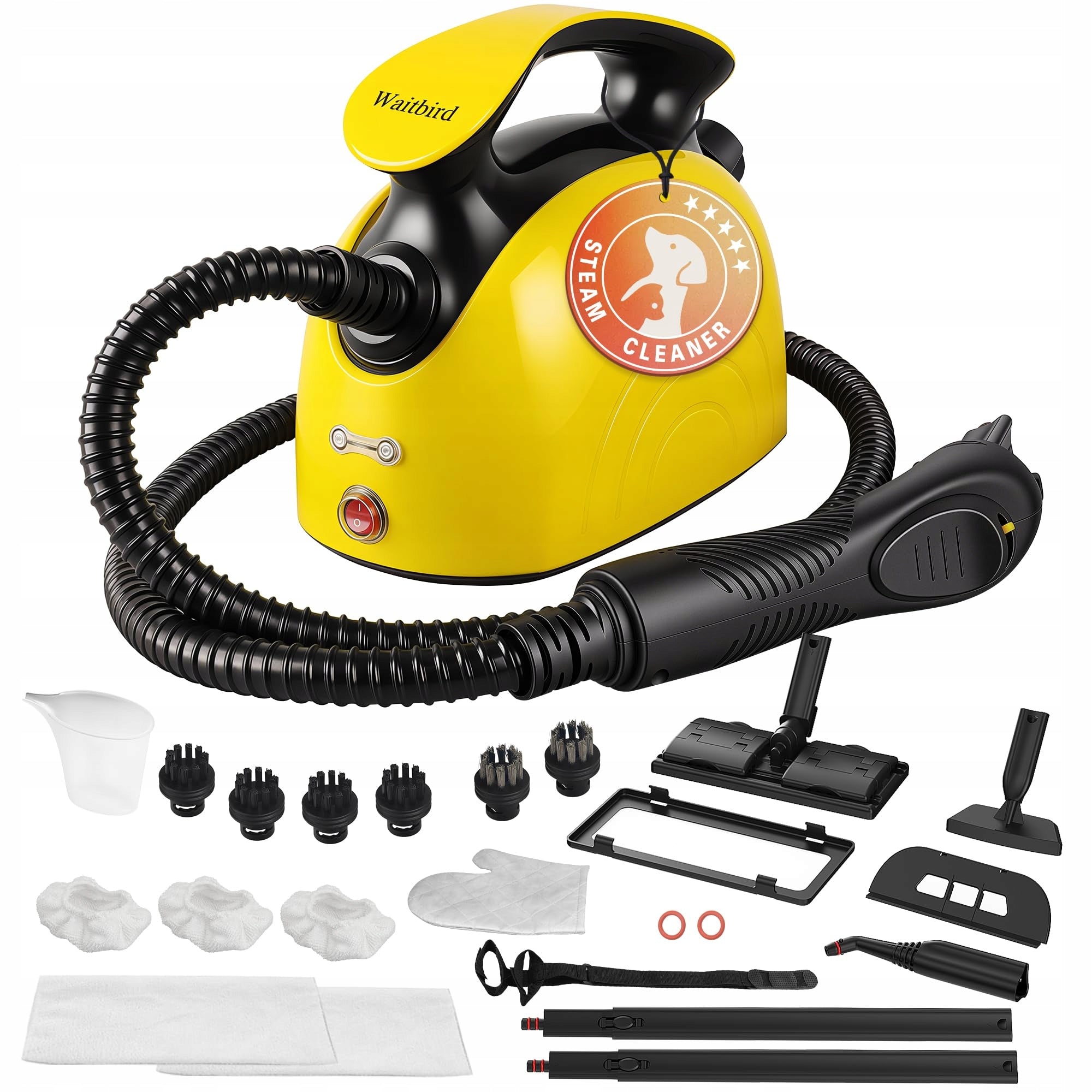 1100W 21IN1 MULTIFUNCTION STEAM CLEANER FOR CAR HOME WITH ACCESSORIES