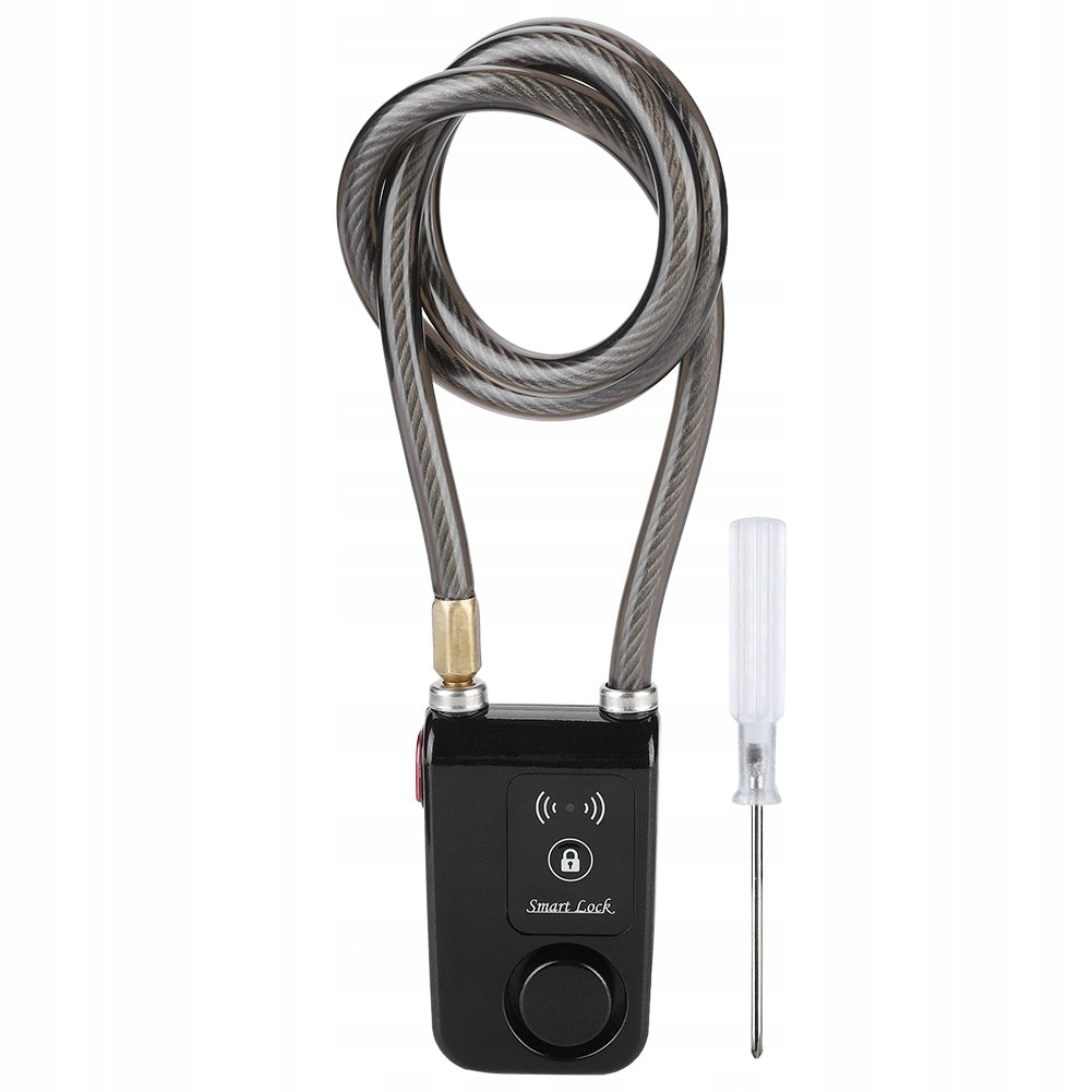 110DB ANTI-THEFT ALARM BLUETOOTH BICYCLE LOCK ROPE STEEL 80CM Brand no brand