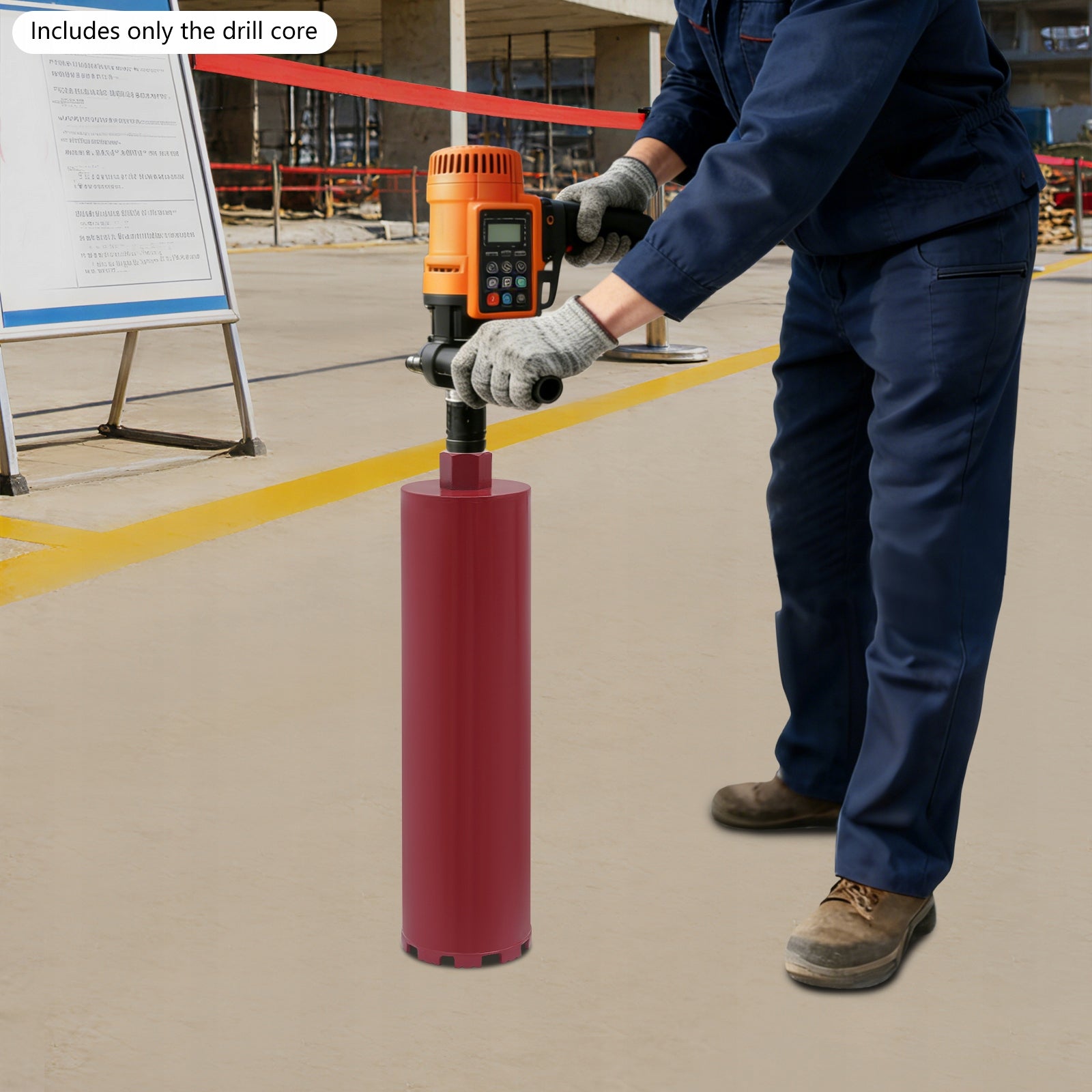 112MM CORE DRILL BIT REINFORCED CONCRETE DRILL PIPE M22 Packaging status original