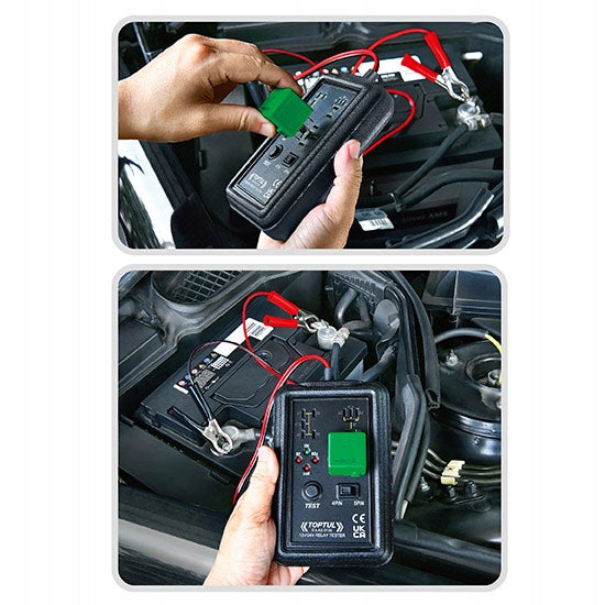 12/24 V 4/5 PIN PORTABLE CAR RELAY TESTER TOPTUL EAAE0124 Manufacturer code EAAE0124
