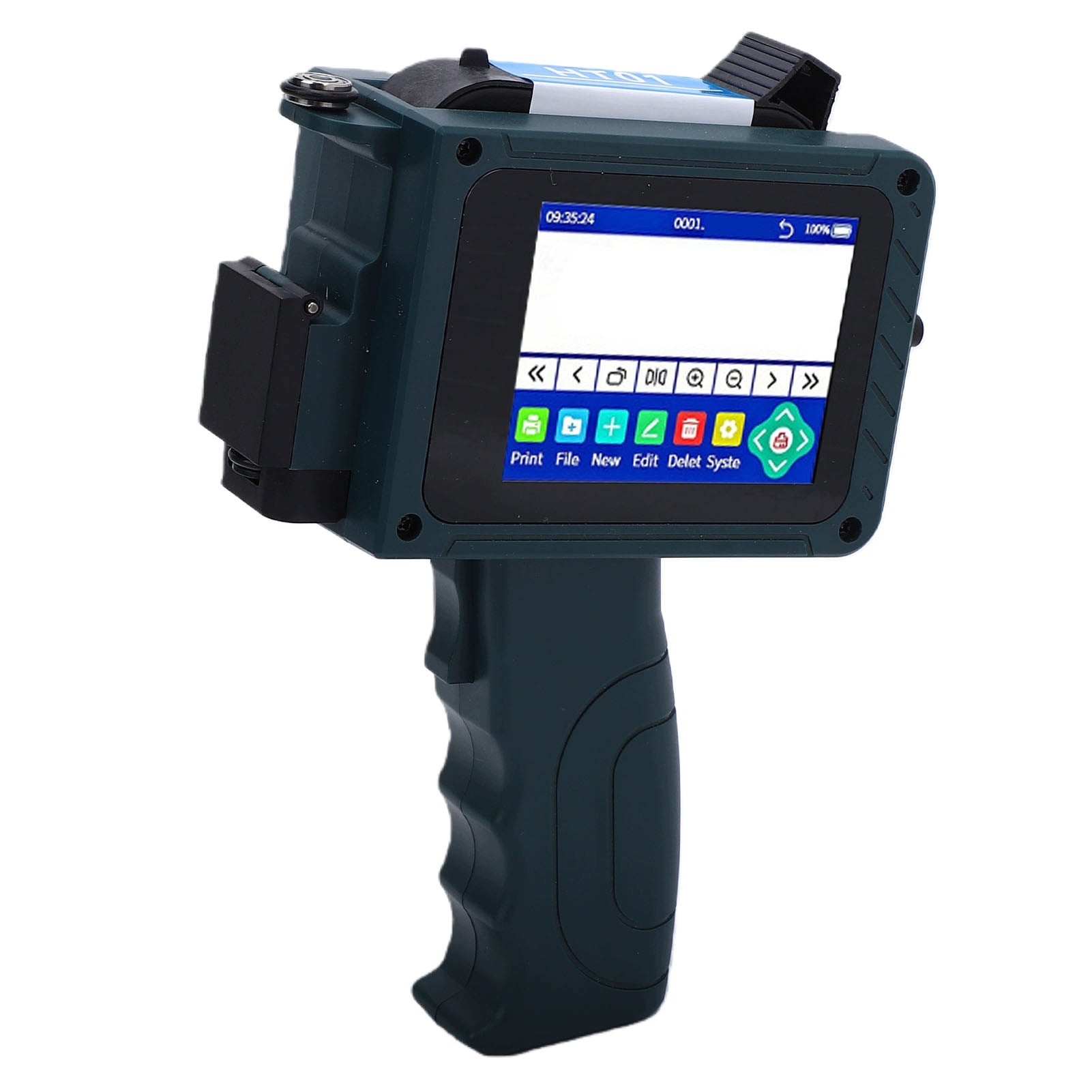 12,7mm Handheld Inkjet Printer Quick Drying Coding Machine For 4V