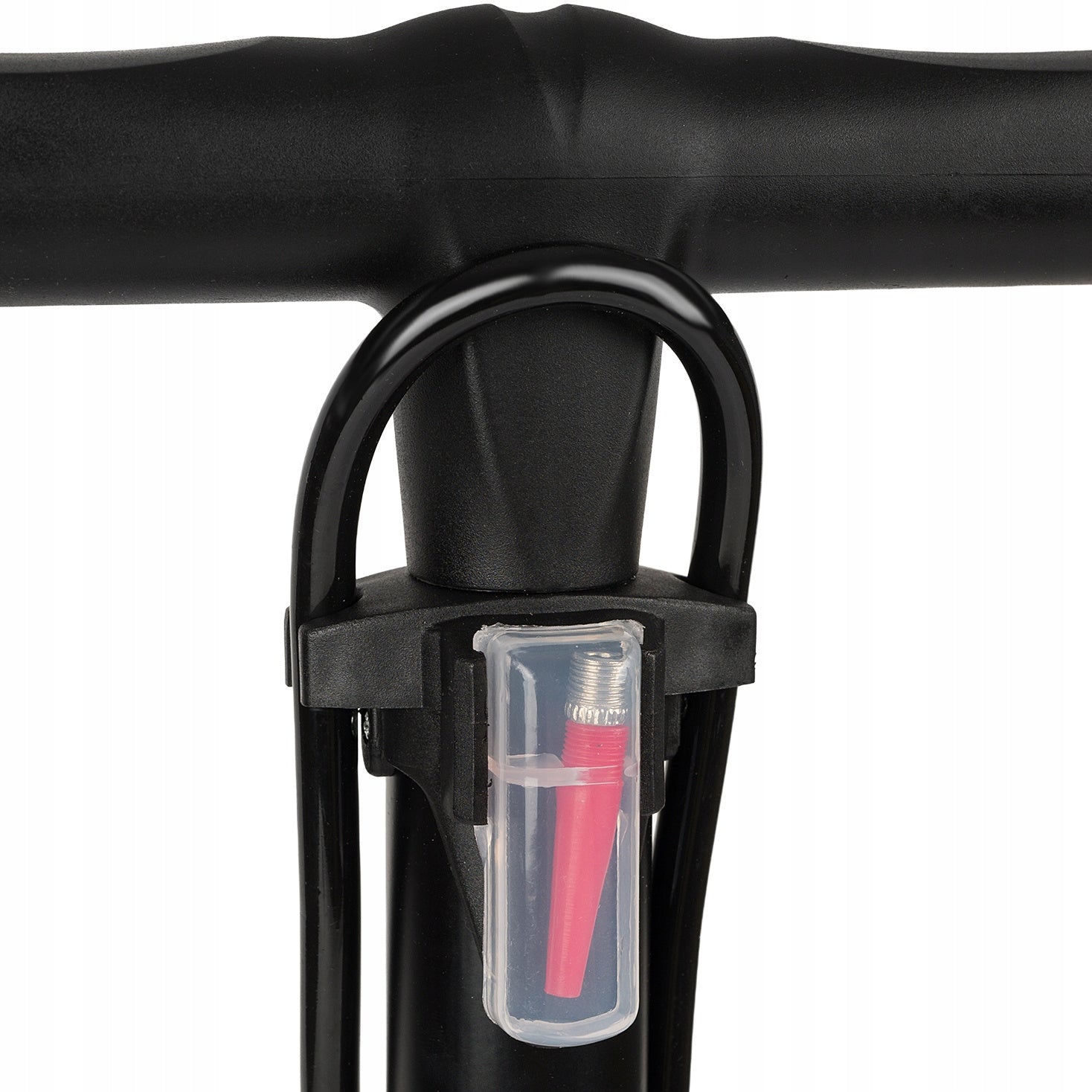 12 BAR Workshop Floor Pump with Adapters Color black