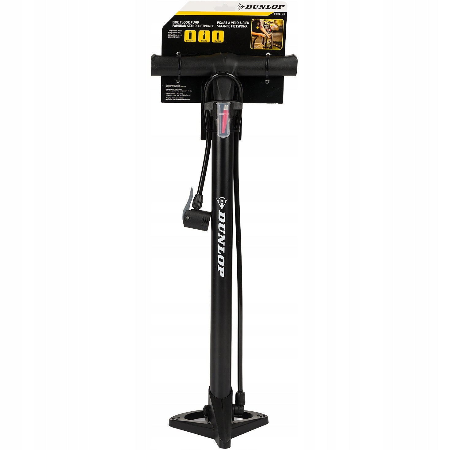 12 BAR Workshop Floor Pump with Adapters Manufacturer code 10220