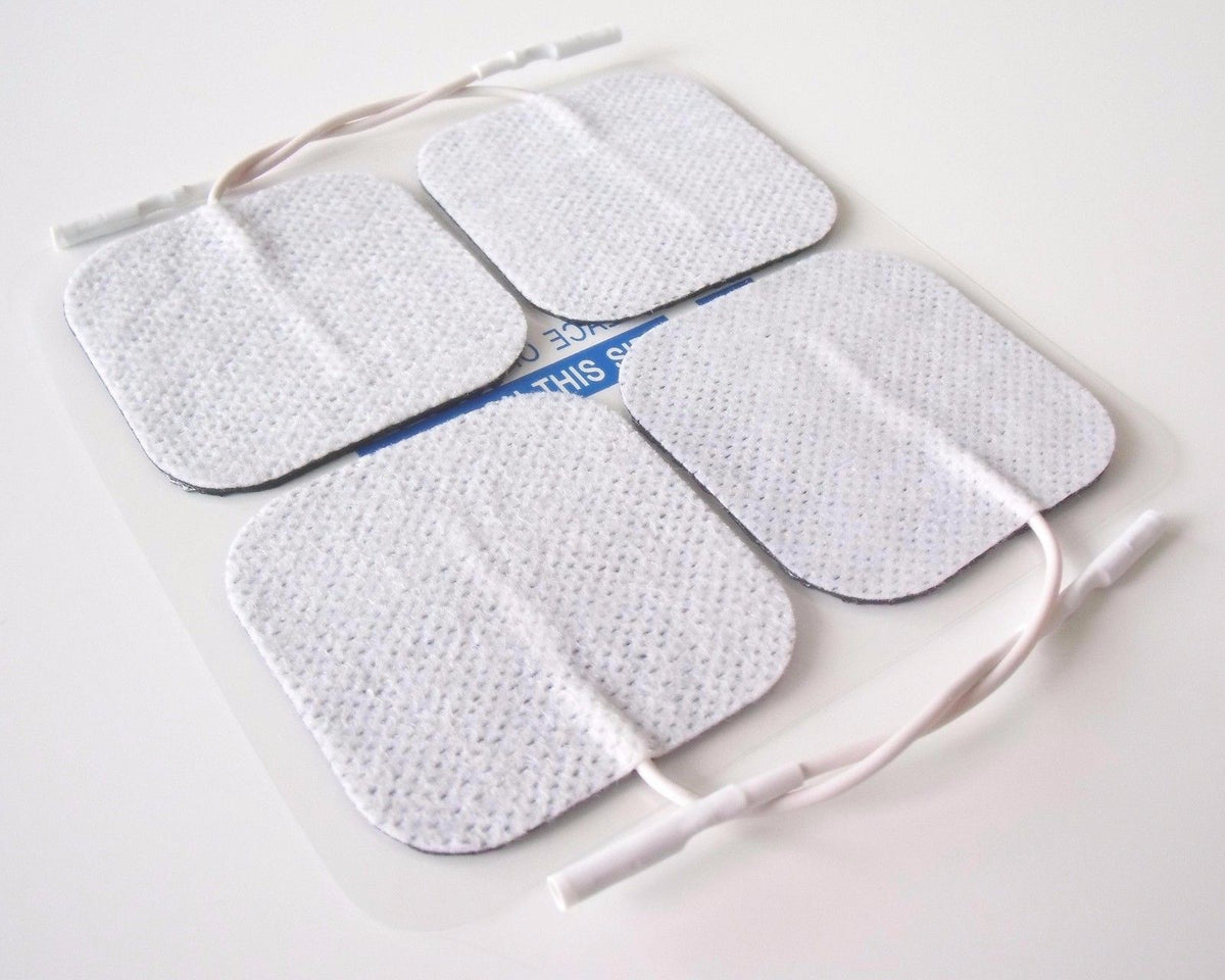 12 ELECTRODES GEL ELECTROSTIMULATOR MASSAGER TENS Color white