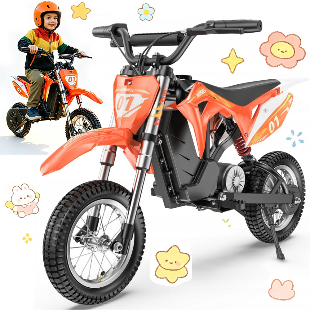 12" Kids Electric HillMiles MileRocket 25KM/H 20KM 300W Motorcycles