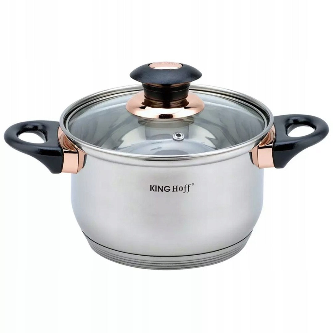 12 PIECE SET OF POTS KINGHOFF KH-1767 Brand Kinghoff