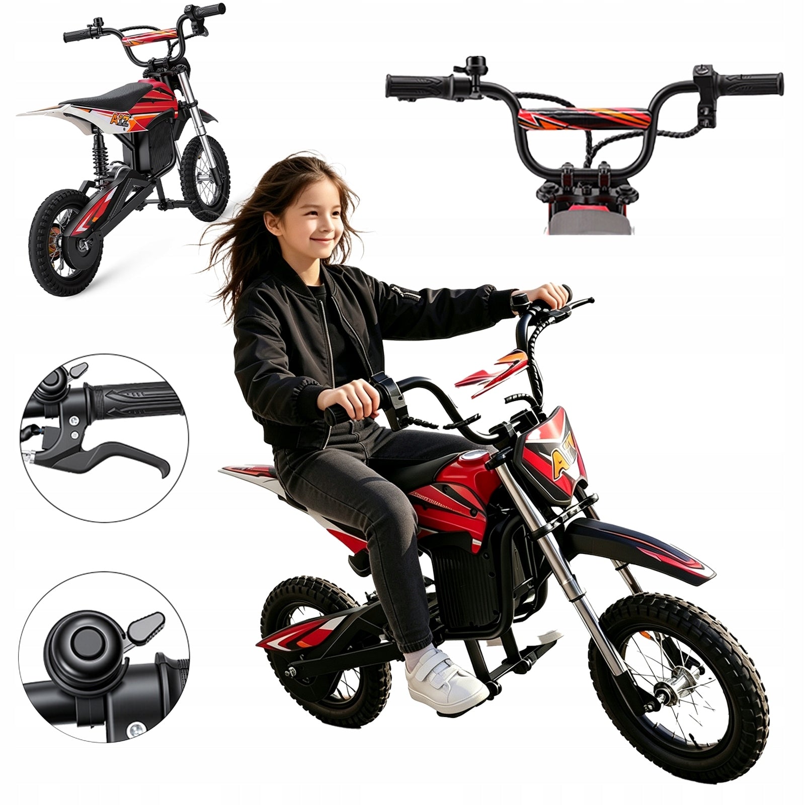 12" iScooter A12 Electric Motorcycle for Children 350W 36V4.5Ah 25km/h 20km