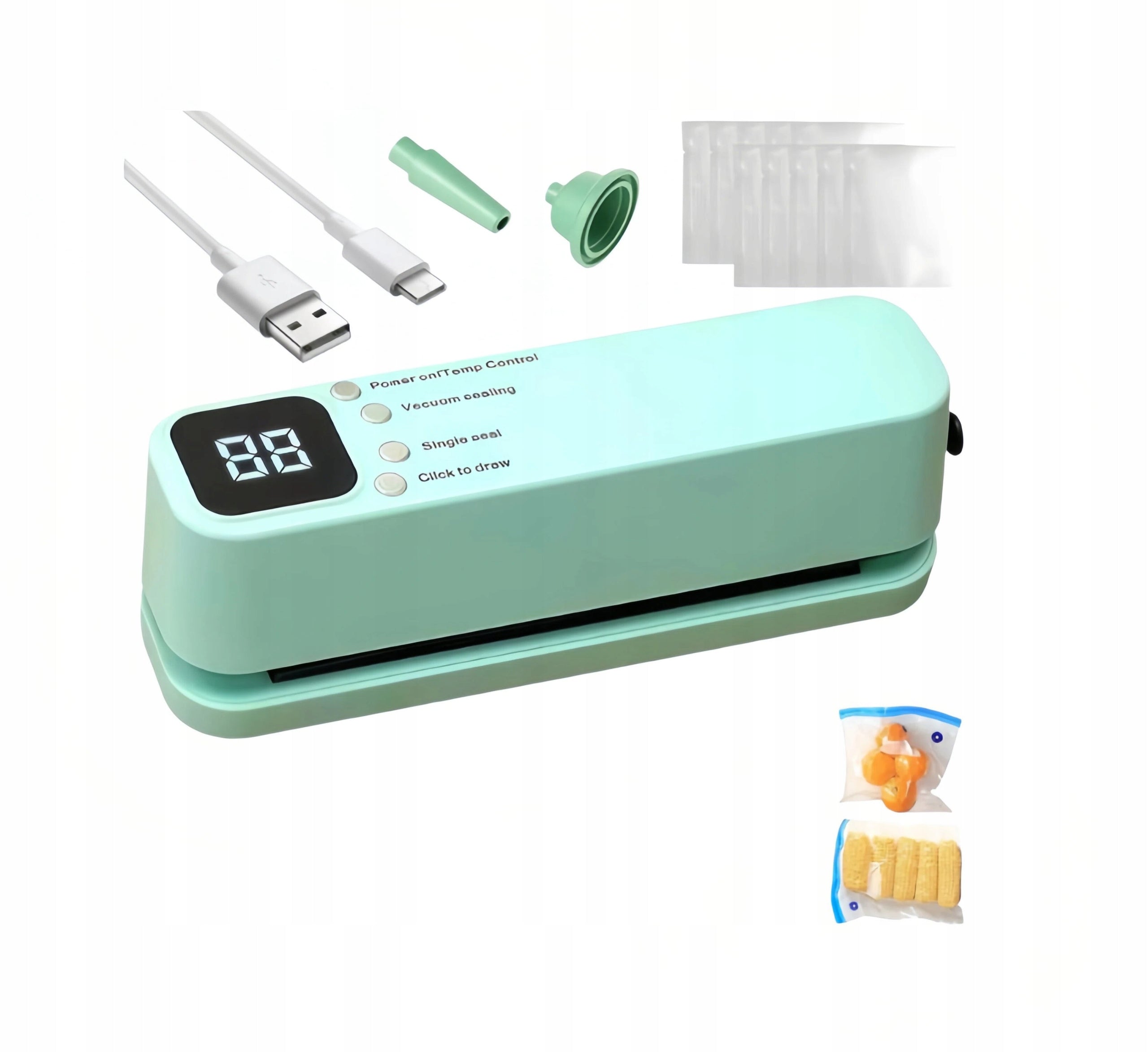 1200mAh CORDLESS Vacuum Welding Machine WITH TRAVEL ACCESSORIES