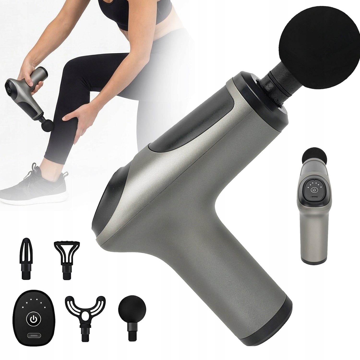 1200mah muscle massager with 6 speed levels for athletes