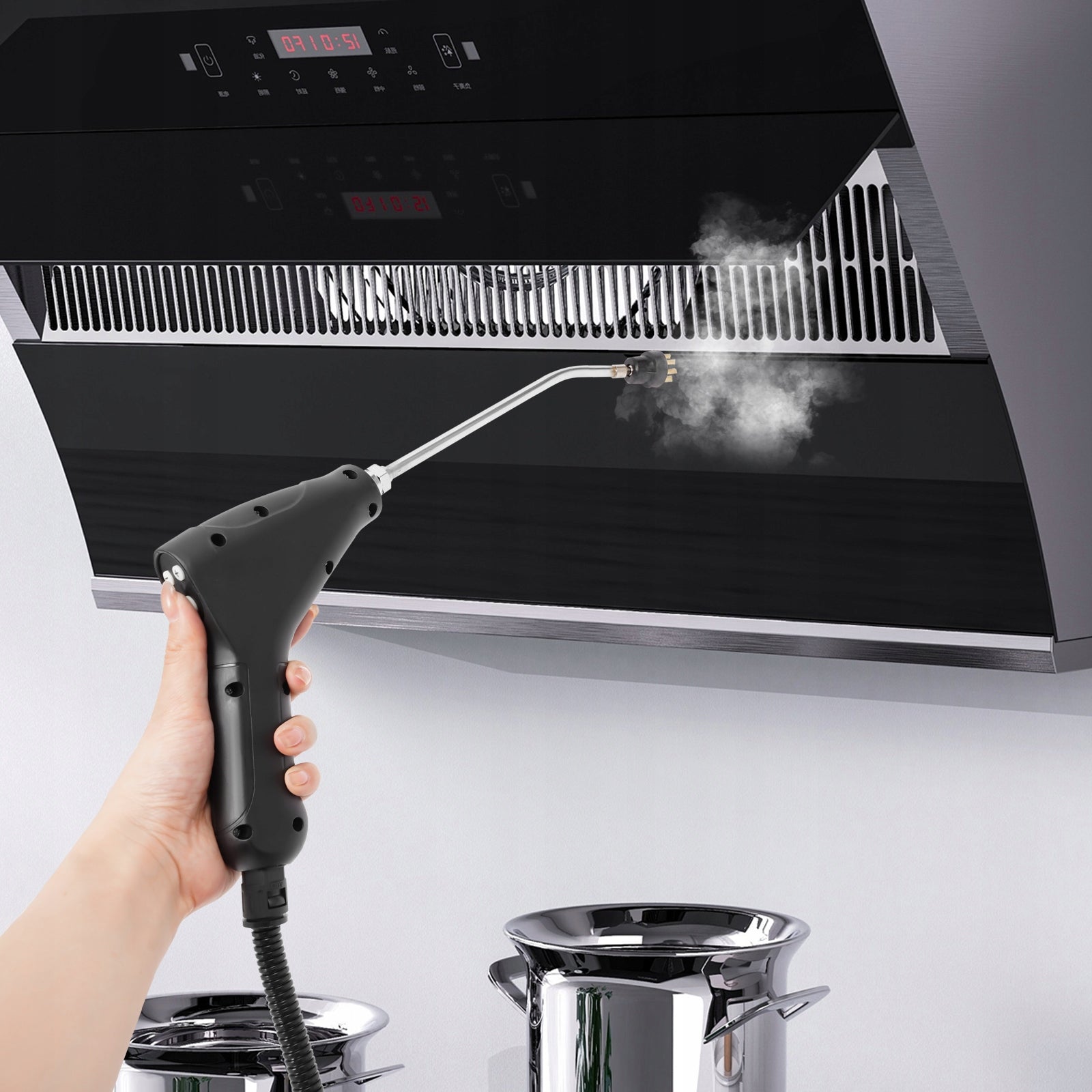 1200ml High-Temp Steam Cleaner, 1500W 220V, Portable Design with 1-6 Gears Power 1500 W