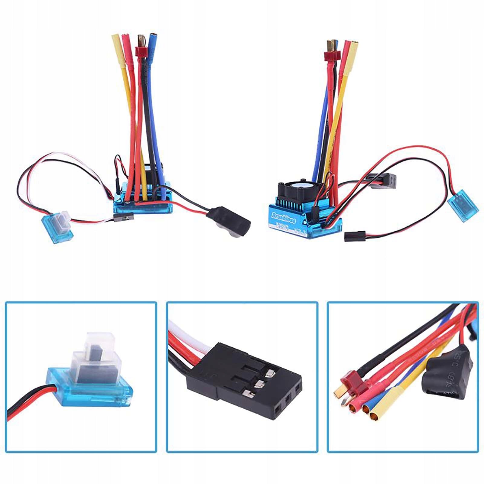 120A brushless ESC speed controller for 1/8, 1/10 and 1/12 models Manufacturer code 4016710153055