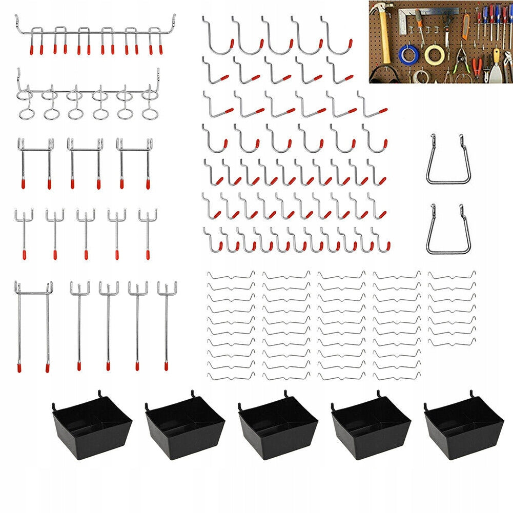 122pcs Metal Pegboard Hook Set Brand no brand