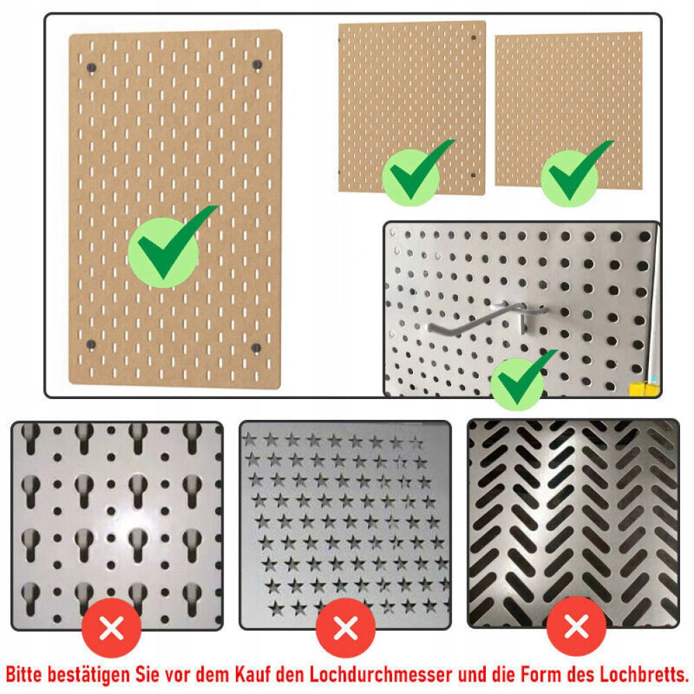 122pcs Metal Pegboard Hook Set Manufacturer code MEKVP