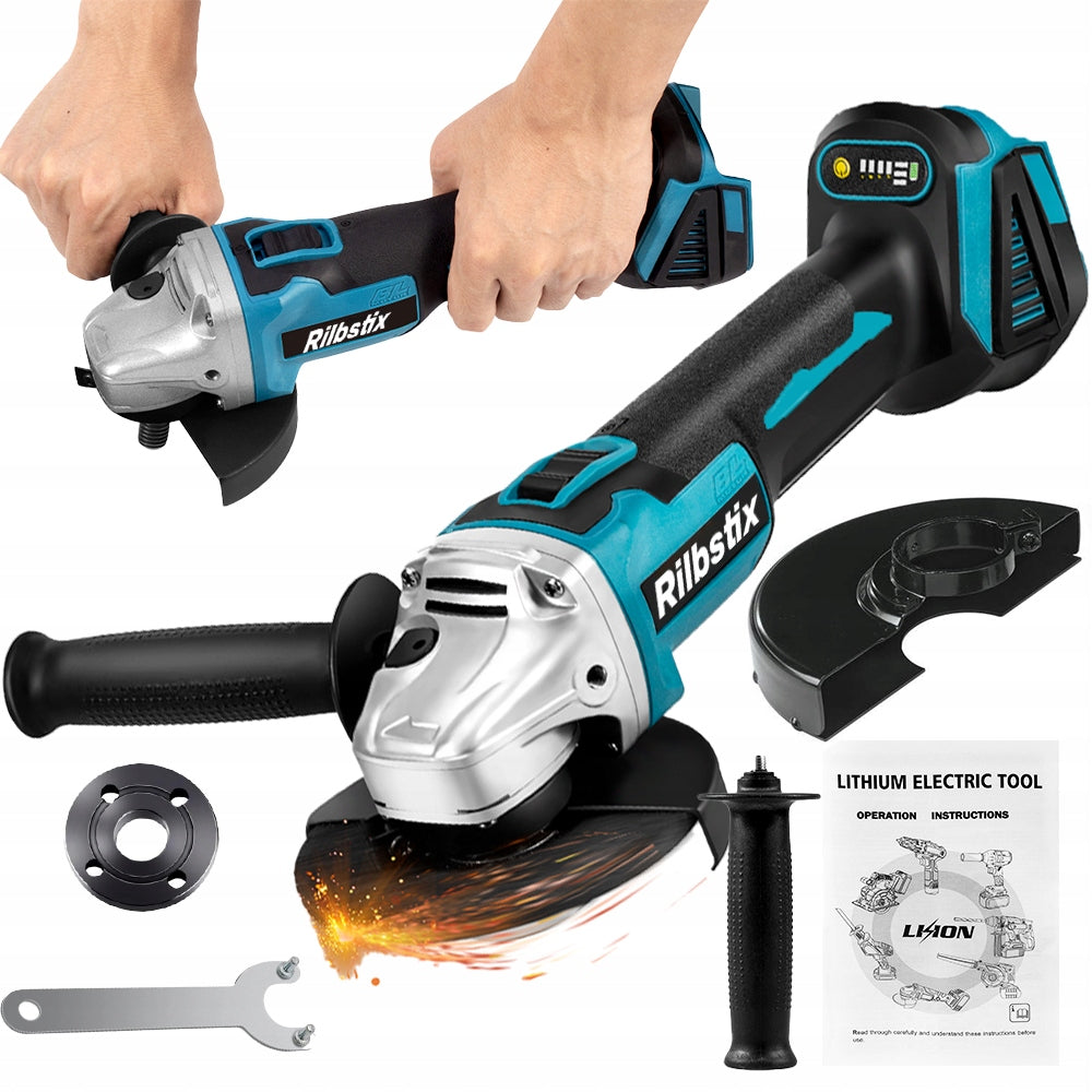 125MM 1000W RILBSTIX CORDLESS ANGLE GRINDER for Makita Battery