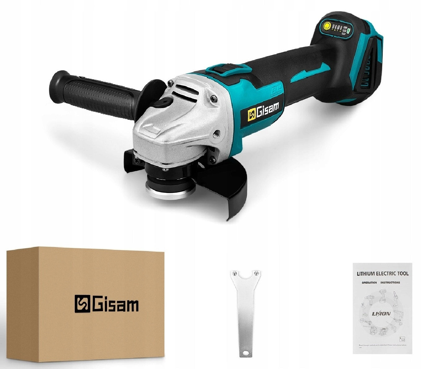 125mm Brushless Angle Grinder - Cordless, Cutting/Polishing
