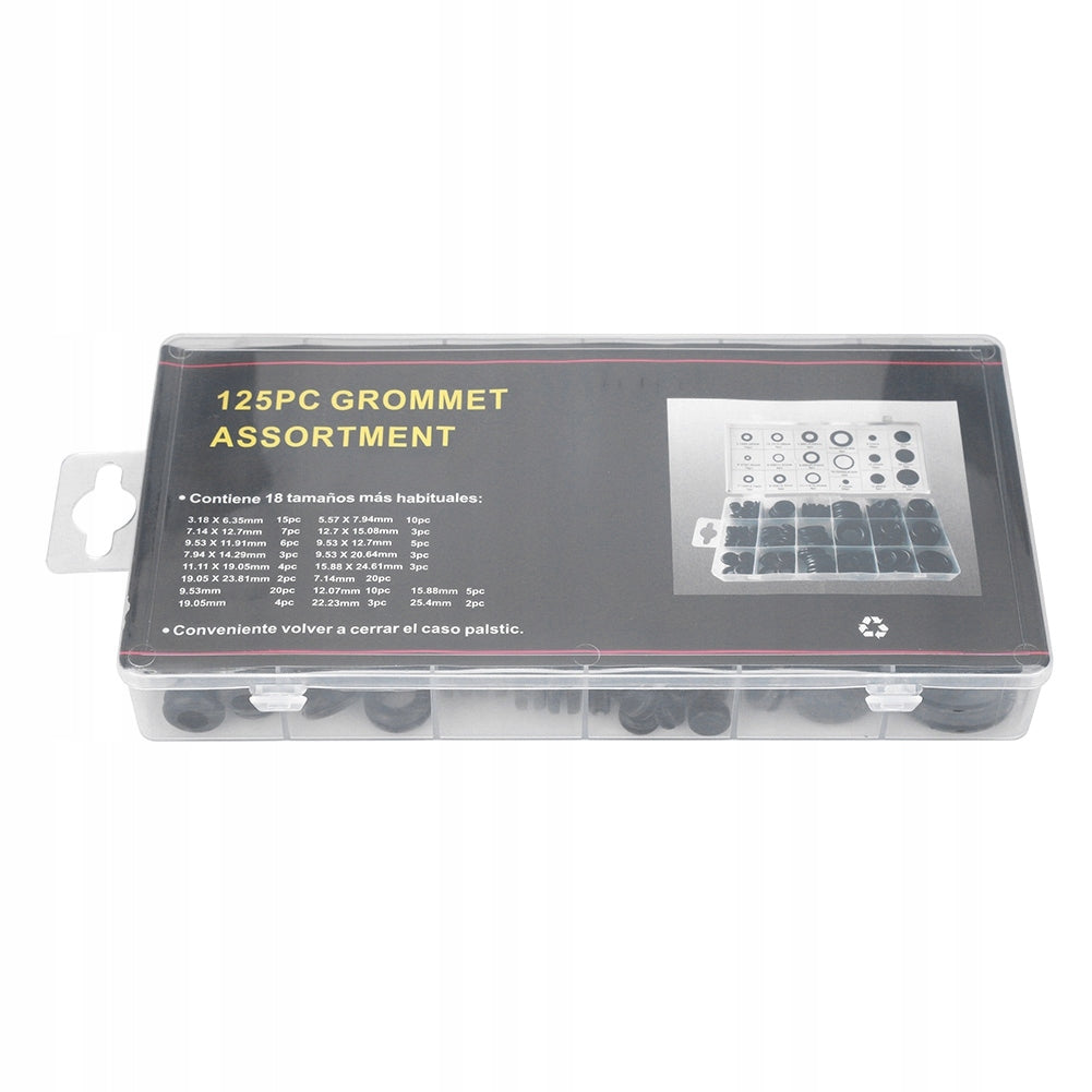125pcs assortment kit rubber grommet electric wire 7W Manufacturer code AG251205088569