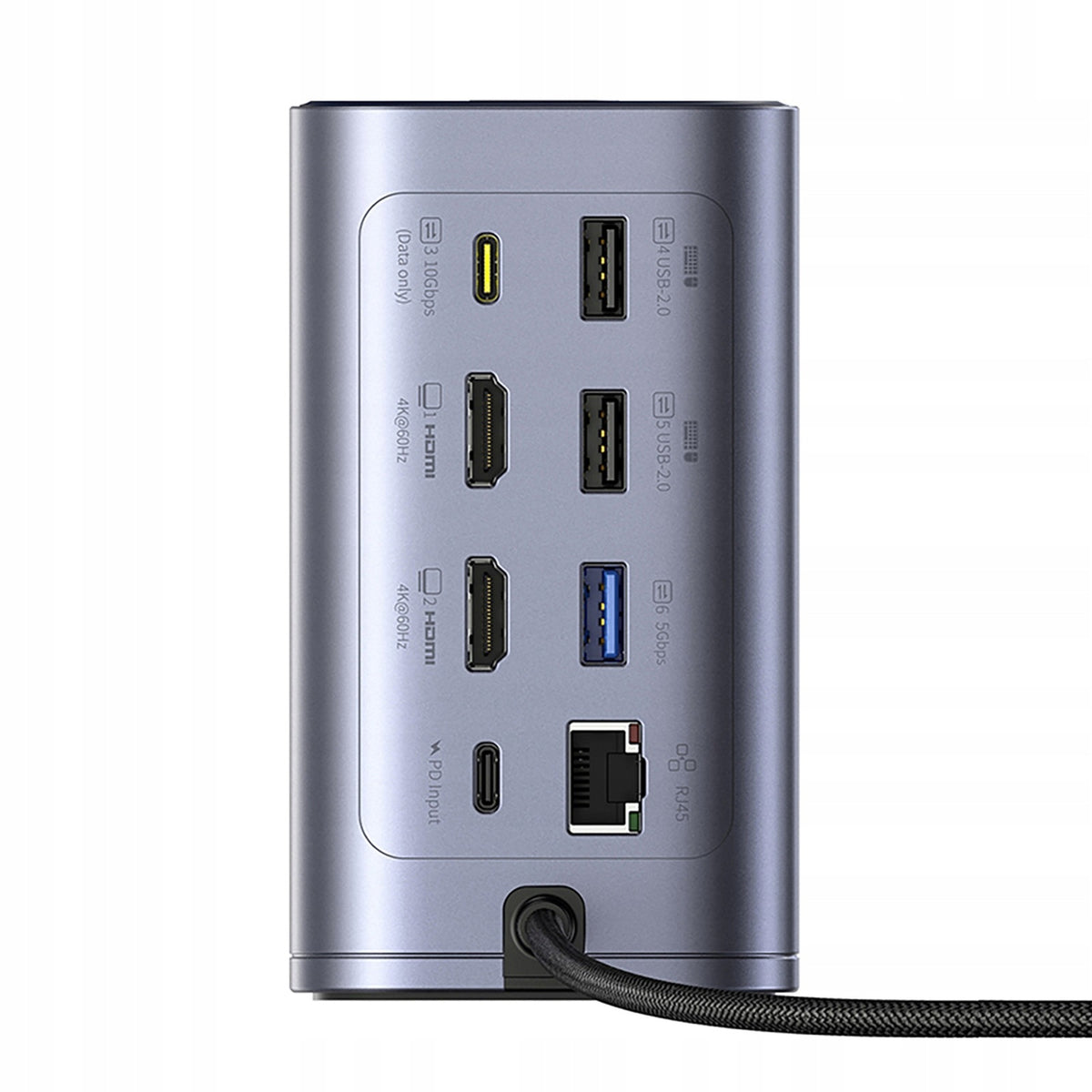 12IN1 USB-C DOCKING STATION FOR LAPTOP 4K 60HZ PD HUB BASEUS Manufacturer Baseus