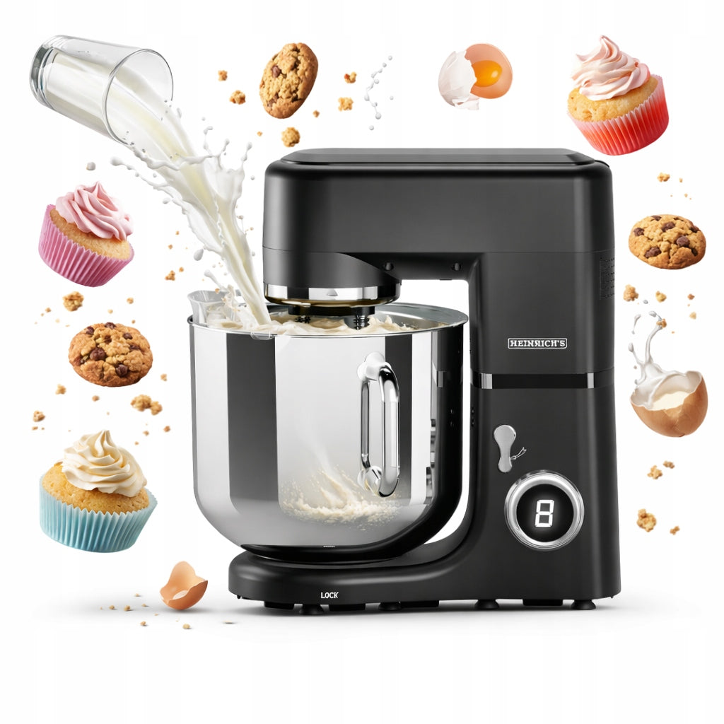 12L 1800W FOOD PROCESSOR XXL Planetary Blender Mixer Cake Kneader Packaging status original