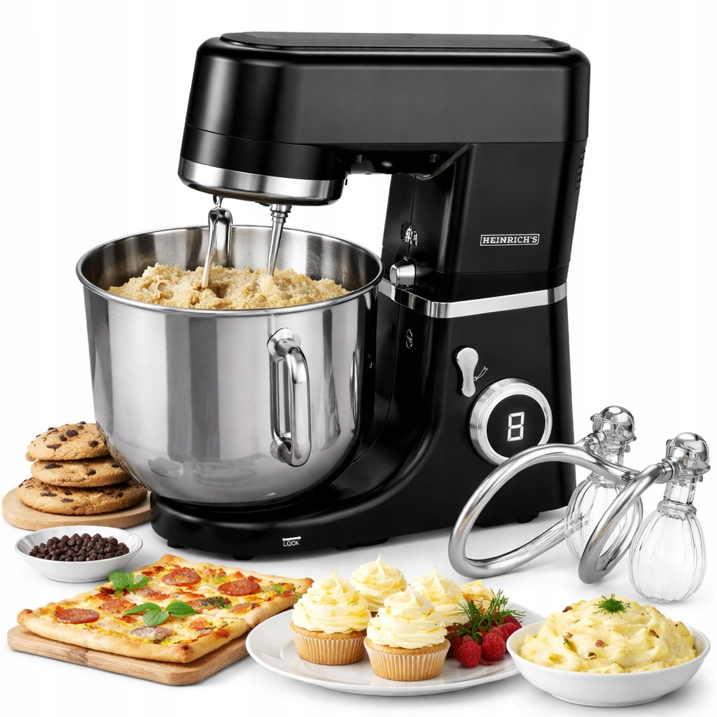 12L 1800W FOOD PROCESSOR XXL Planetary Blender Mixer Cake Kneader