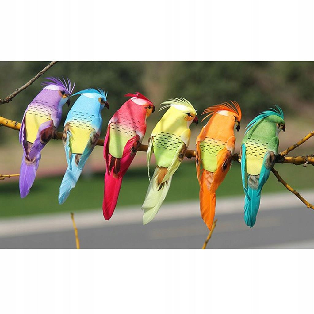 12Pcs Artificial Simulation Foam Bird Wedding Party Decor with Clip Brand no brand
