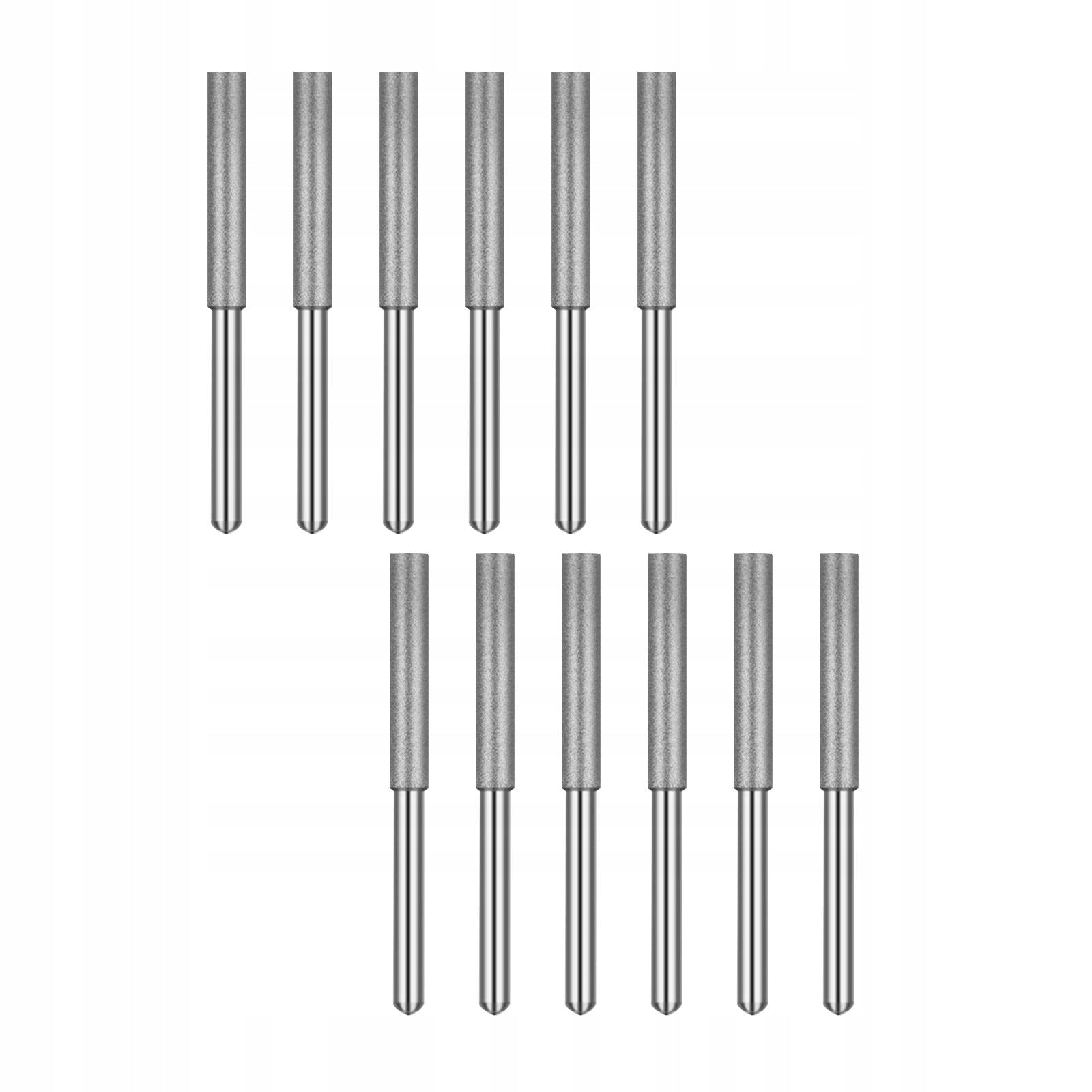 12Pcs Diamond Chainsaw Sharpener Chainsaw Sharpening Kit Silver 4mm Manufacturer code 04160057783