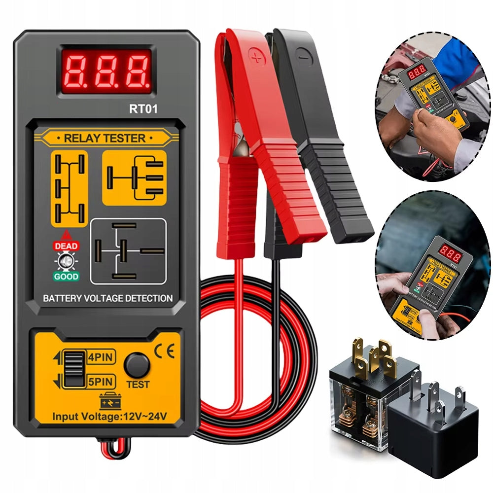 12V 24V 4/5 PIN CAR RELAY TESTER