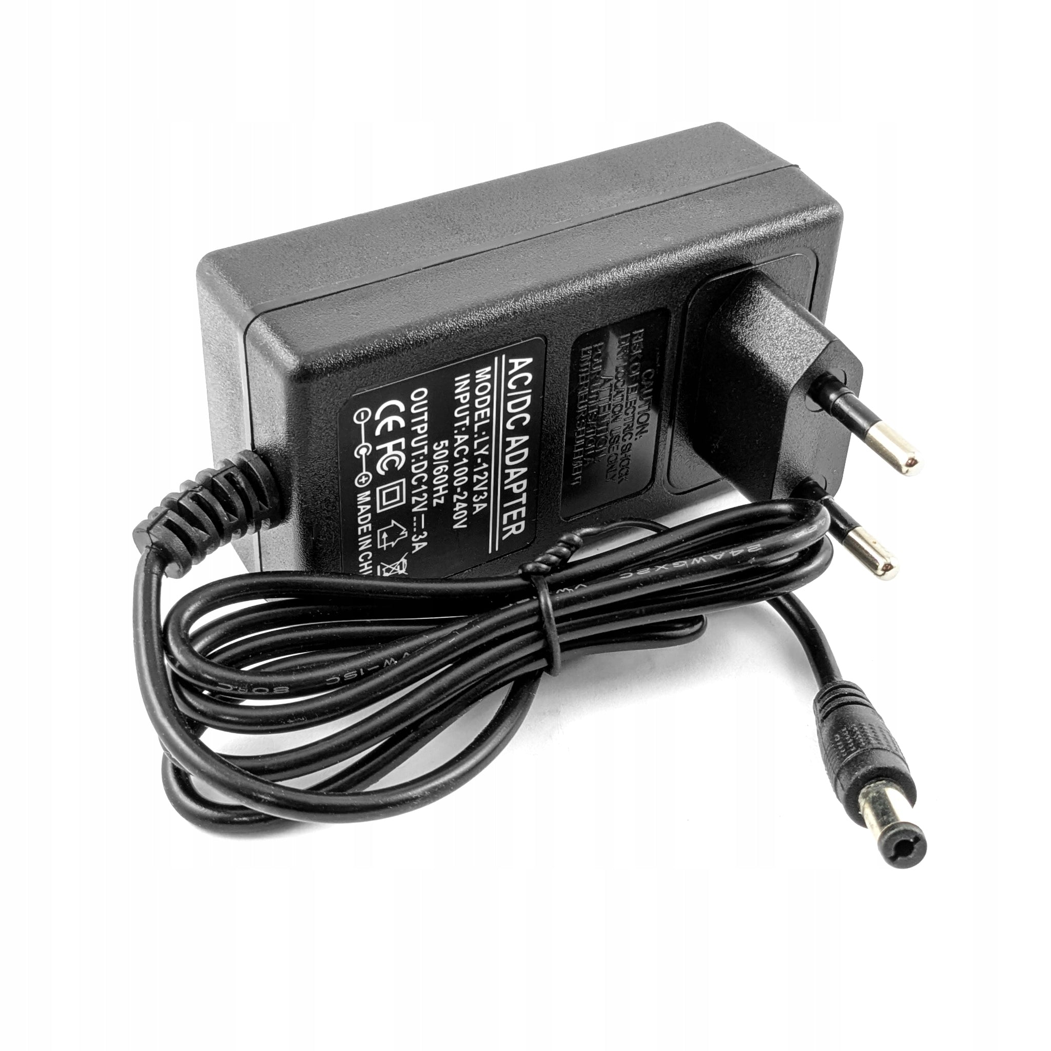 12V 3A Network Charger for Rechargeable Batteries Flytec V030 V080 Packaging status original