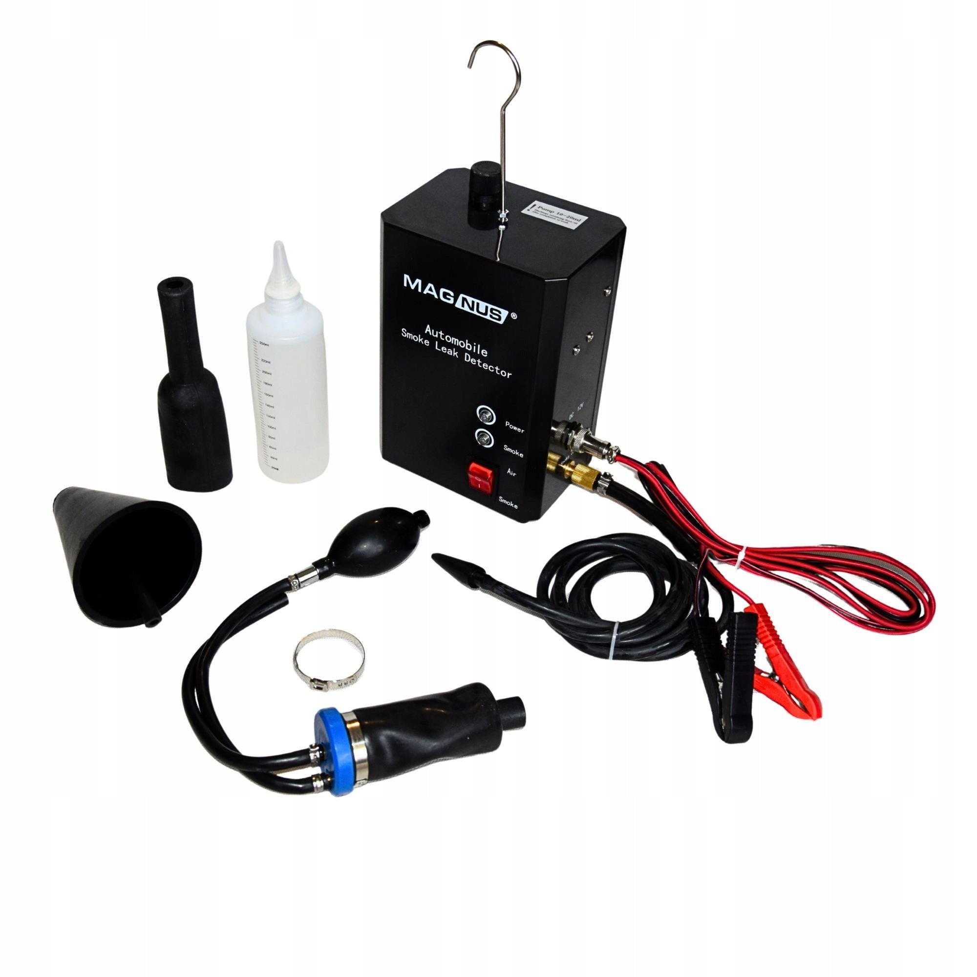 12V smoke generator for leak testing