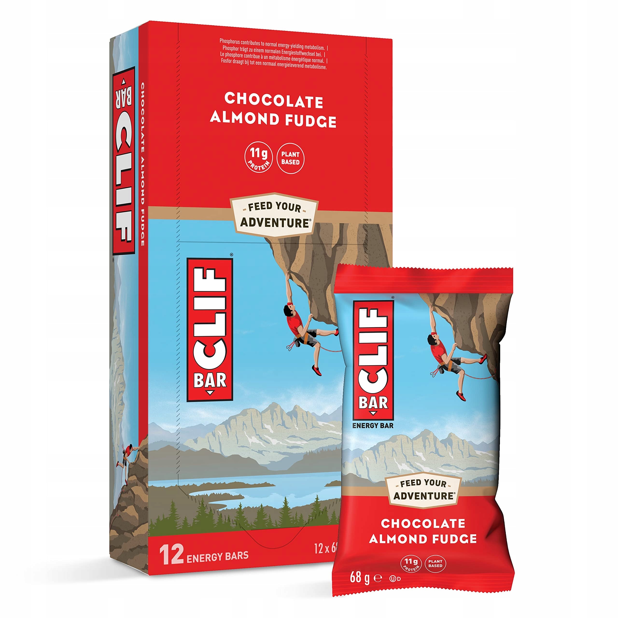 12X Carbo Bars Clif Bar Energy Bar Almond Flavour 68 g Manufacturer code CB06x12