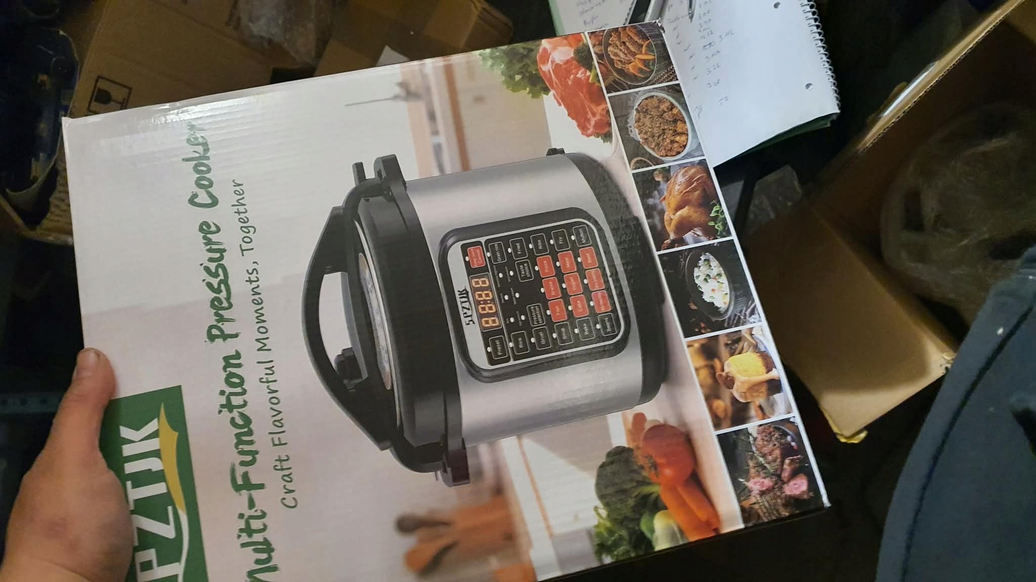 12in1 Multicooker Electric Pot 6L Pressure Cooker Slow Cooker 1000W Manufacturer code 6952521210274