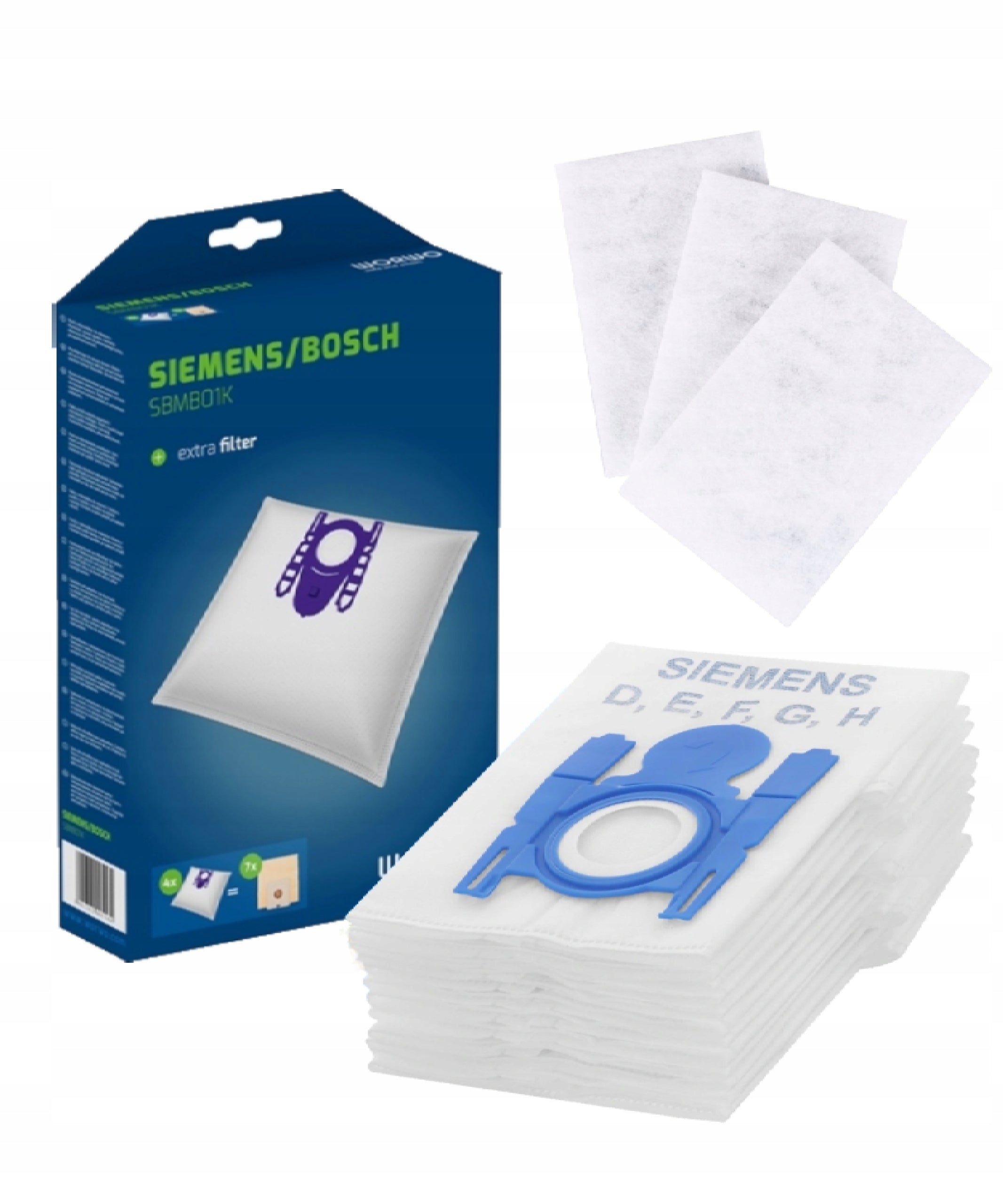 12x BOSCH G ALL SERIE 2, 4, 6 GL-20 GL-30 GL-45 SBMB01K VACUUM CLEANER BAGS