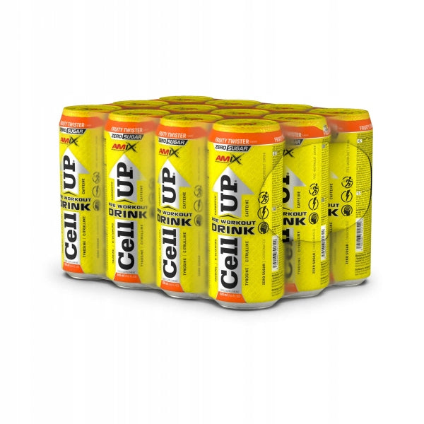 |12x| CellUP PreWorkout Drink 500ml fruity twister