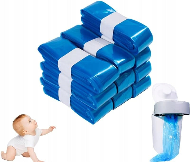 12x For ANGELCARE Refills Diaper Basket Bags Manufacturer code 8039