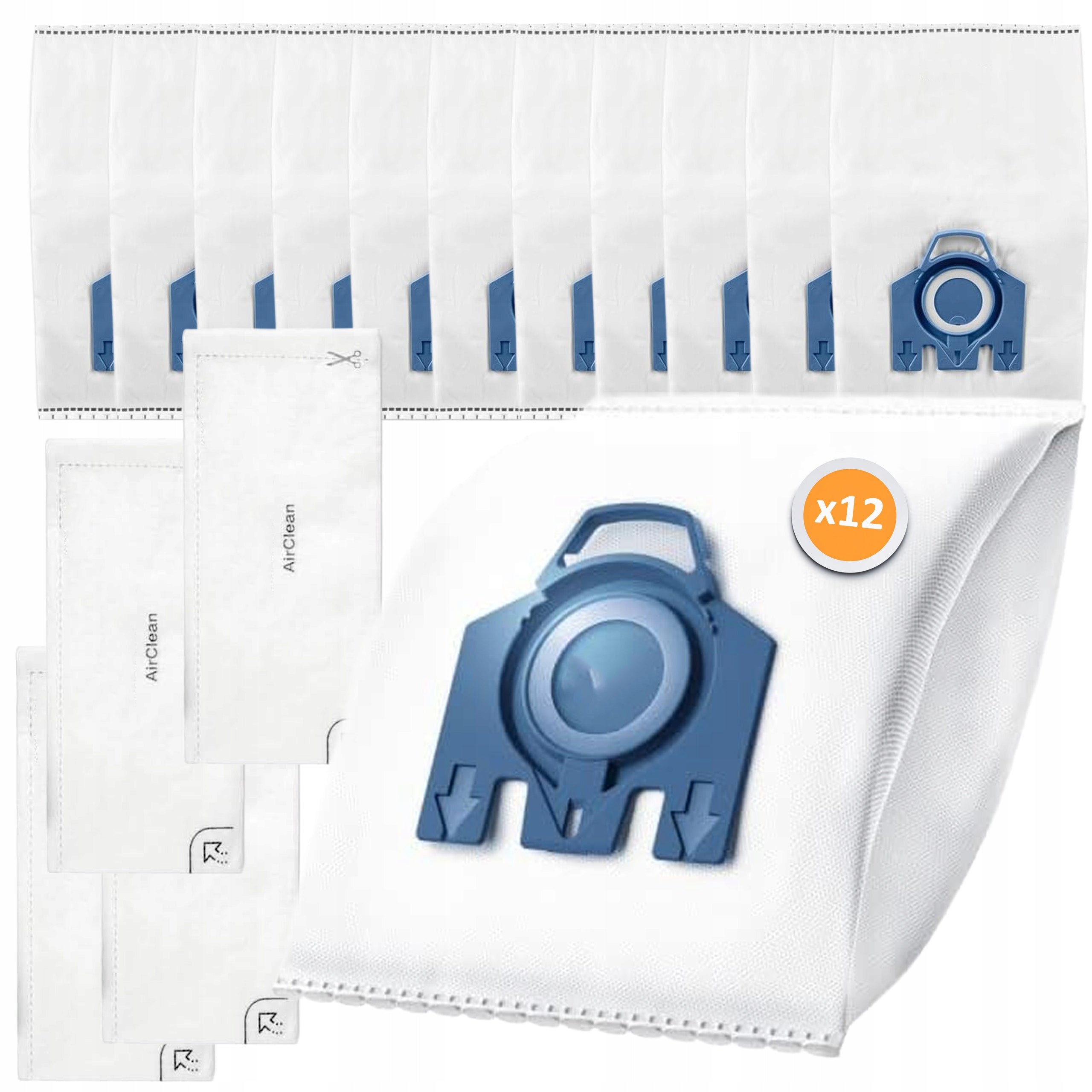 12x MIELE 3D Complete C2 C3 Classic C1 VACUUM CLEANER BAGS + 3 FILTERS
