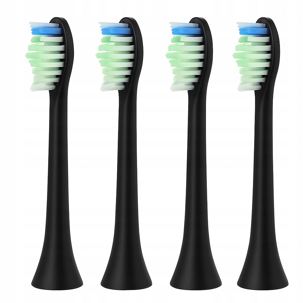 12x PHILIPS SONICARE DIAMOND CLEAN toothbrush tips BLACK replacement Packaging status original
