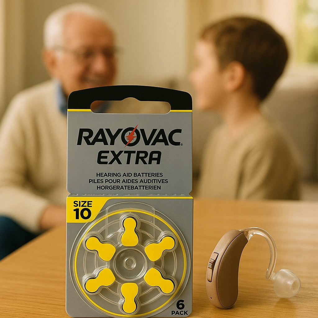 12x Rayovac 10 - hearing aid battery, yellow Medical device no