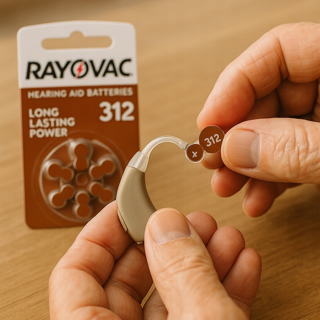 12x Rayovac 312 - hearing aid battery, long life Medical device no