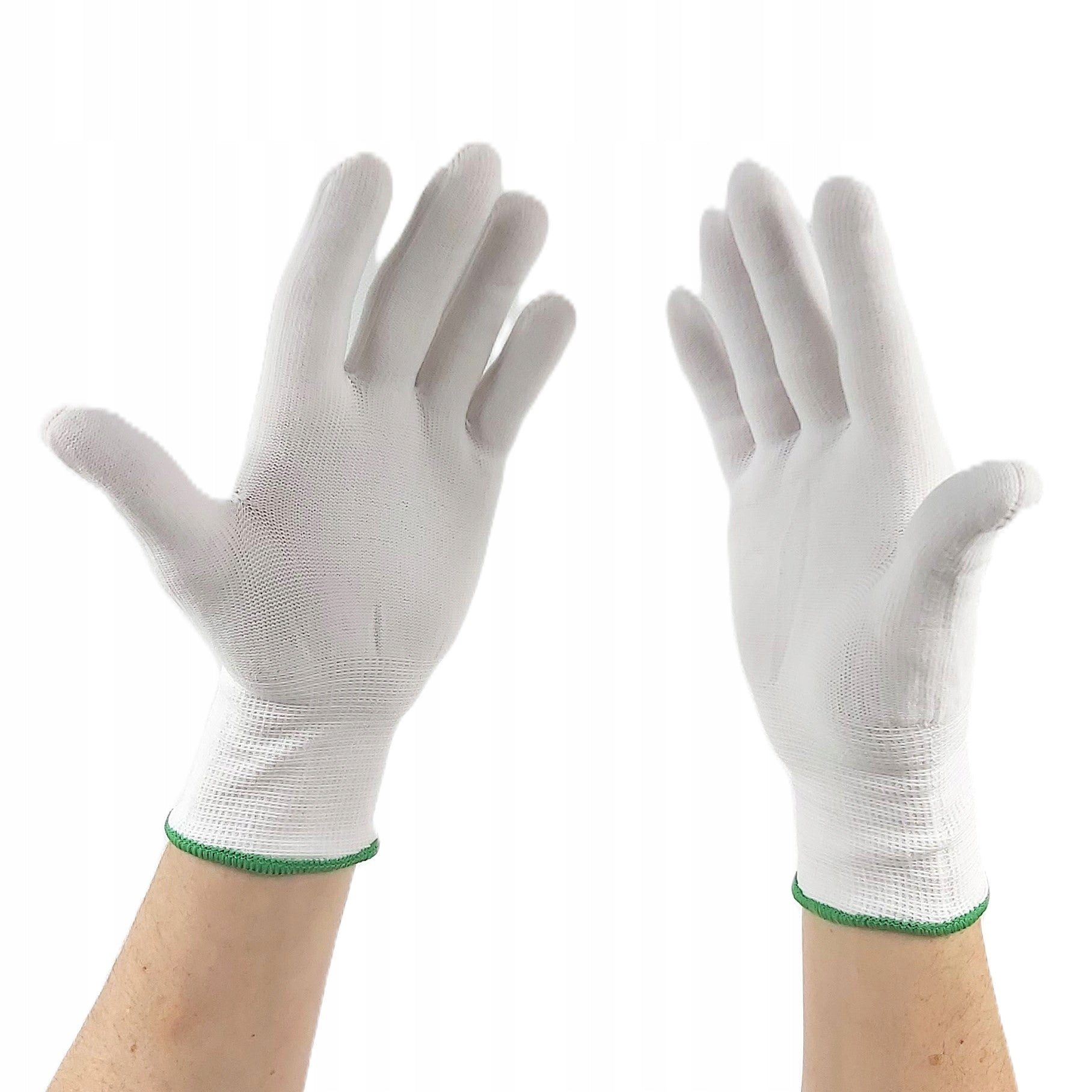 12x Work Gloves Protective Gloves NYLON COTTON WHITE QUALITY! Manufacturer code MK8043