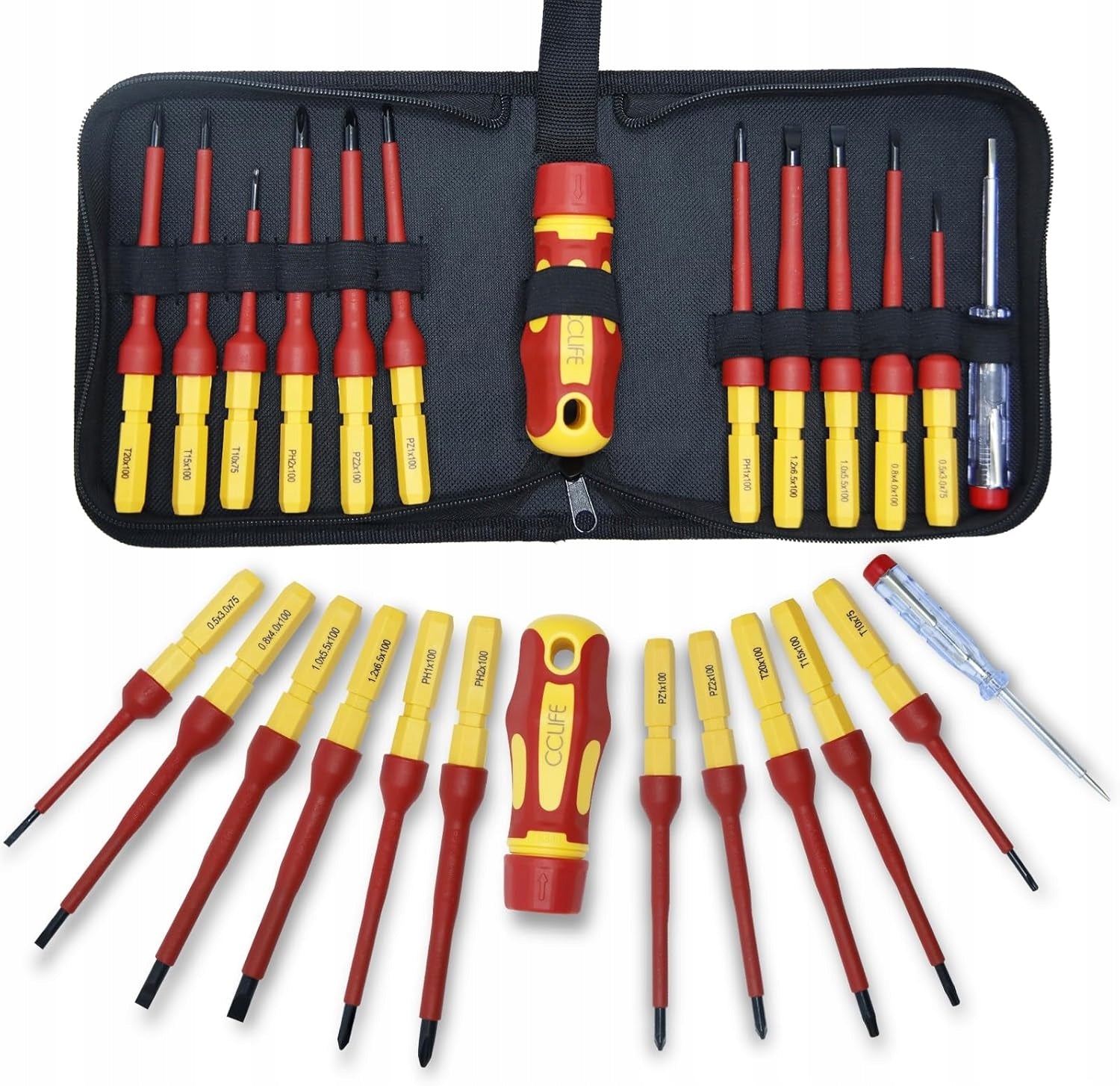 13-Piece Insulated VDE Screwdriver Magnetic Screwdriver