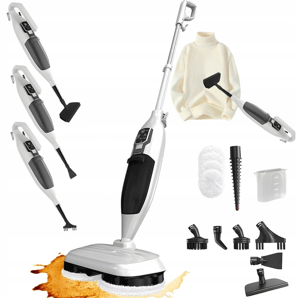 1300W STEAM DEVICE WITH MANUAL MODE FOR FURNITURE AND CORNERS