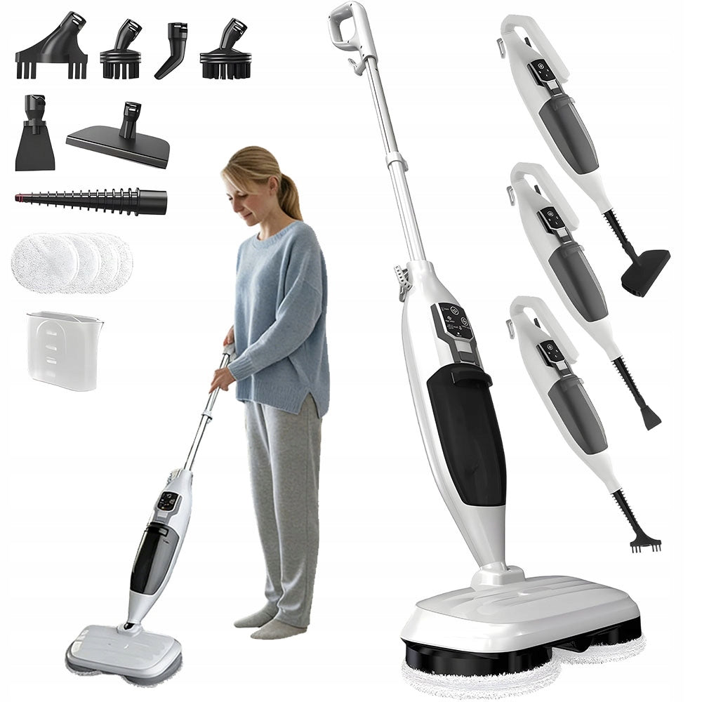 1300w Self Propelled Steam Mop With Hand Function For Bathroom And Kitchen