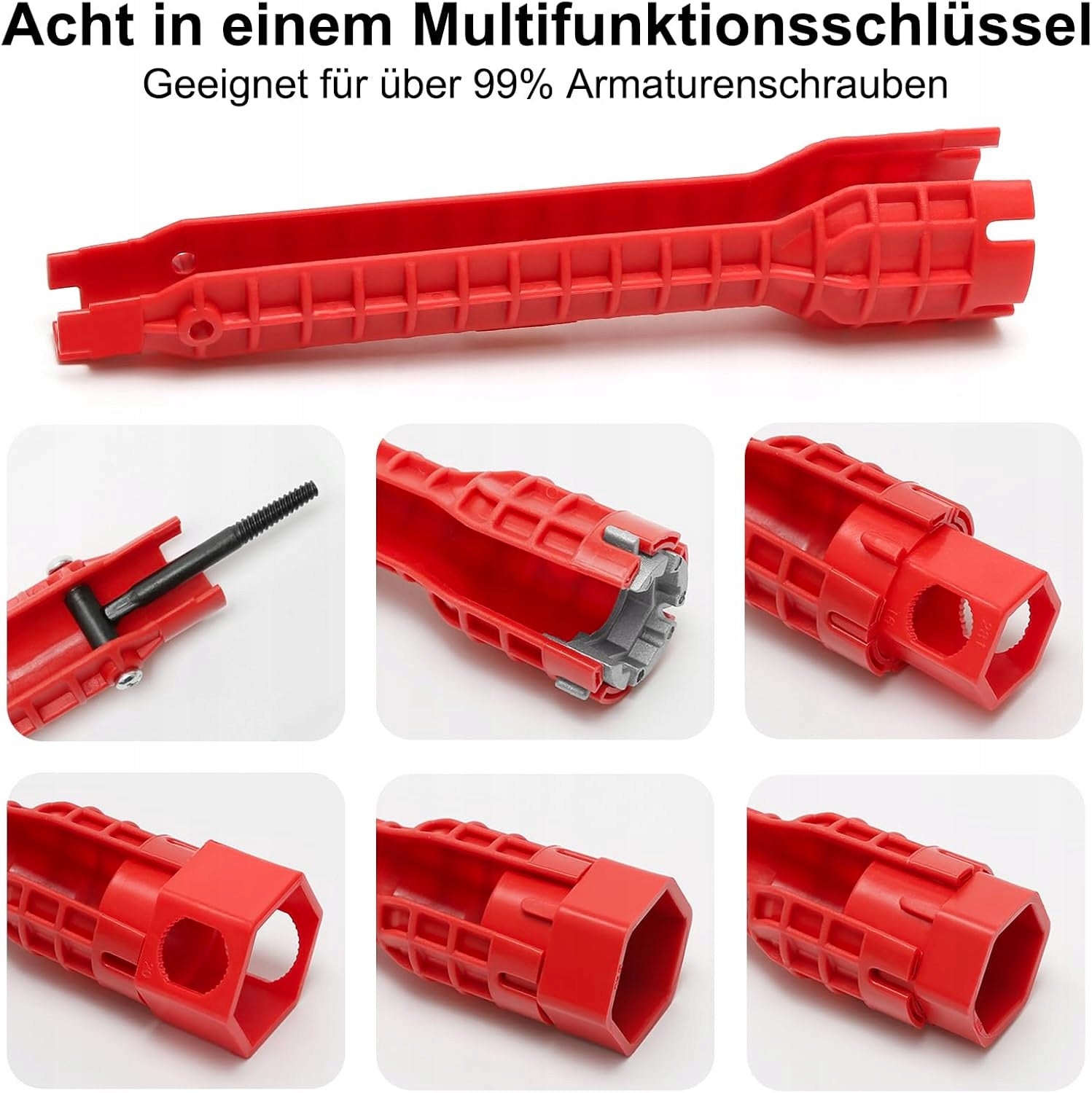 14 IN 1 FITTING WRENCH MULTIFUNCTIONAL FAUCET WRENCH WITH NUT Manufacturer code 0634479172168