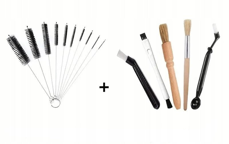 15-PIECE COFFEE MAKER CLEANING KIT COB BRUSH BRUSHES