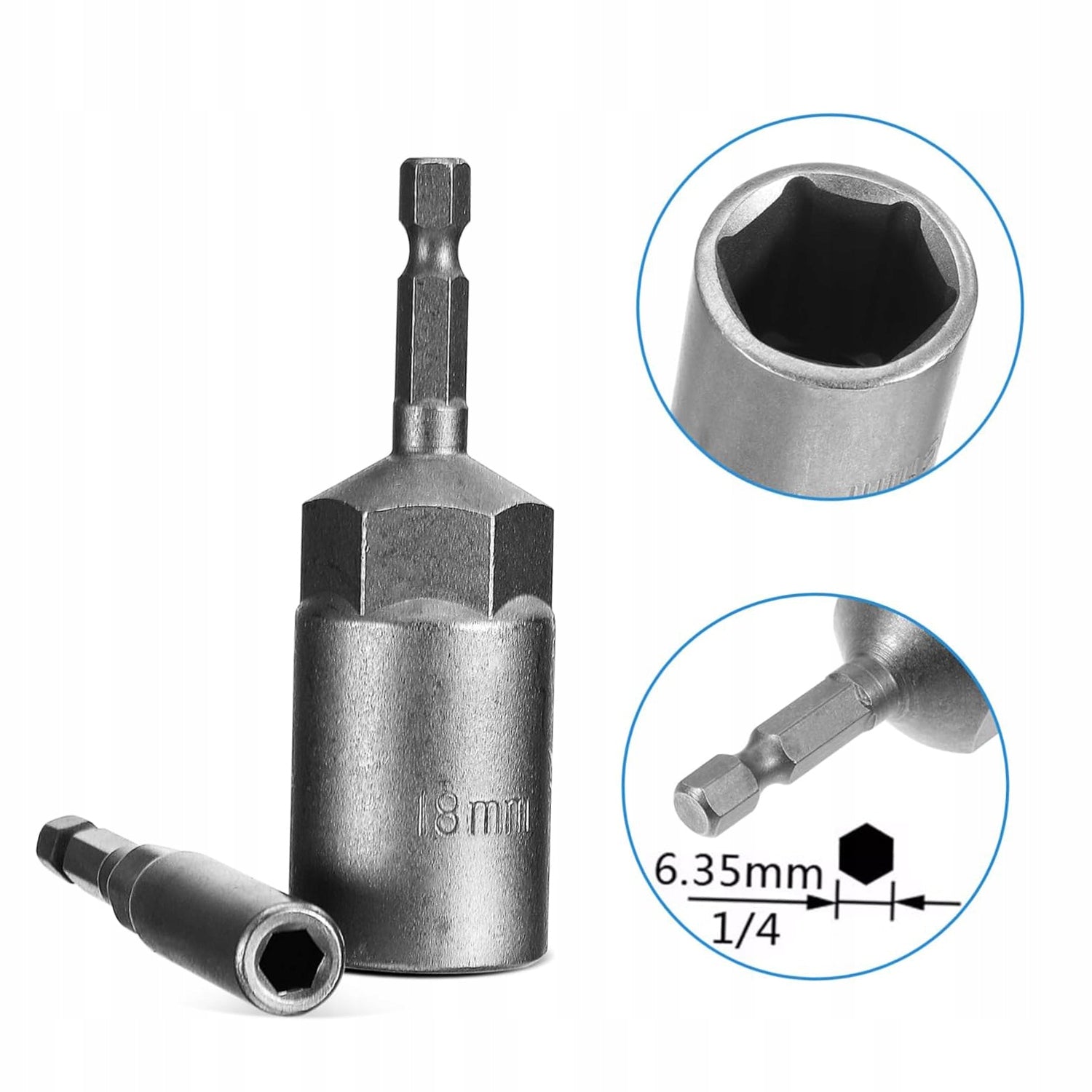 15 Pcs Deep Socket Wrenches Screwdriver Caps Set STRONG STEEL Manufacturer code Official-PolMart Klucze nasadowe