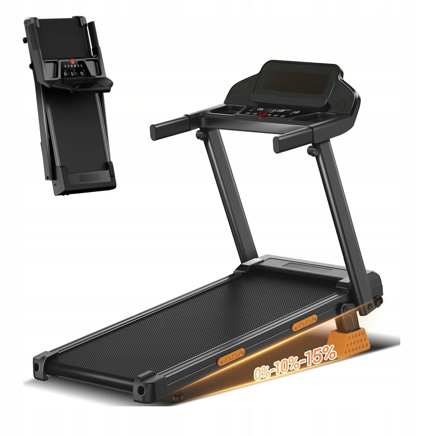 15% slope 3-in-1 treadmill with load capacity of 180 kg and running speed12 km/h Packaging status original