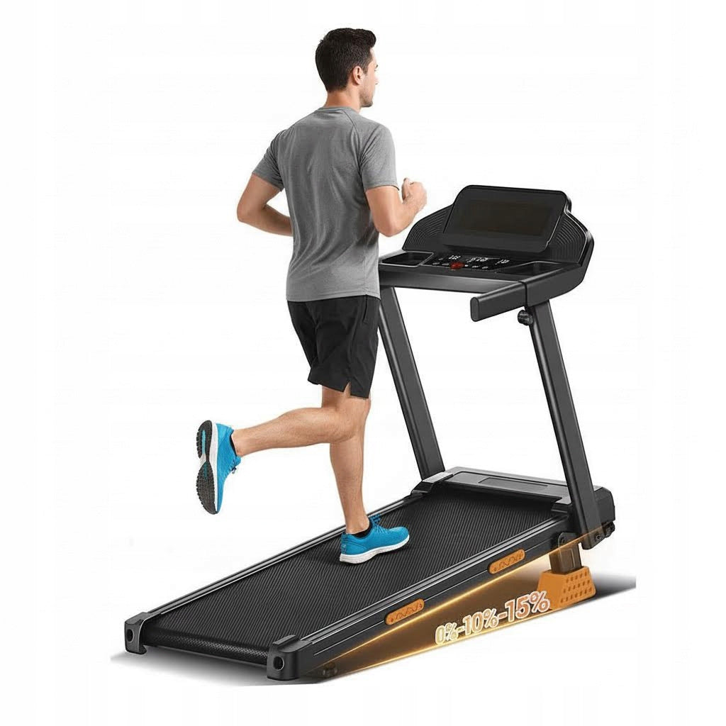 15% slope 3-in-1 treadmill with load capacity of 180 kg and running speed12 km/h