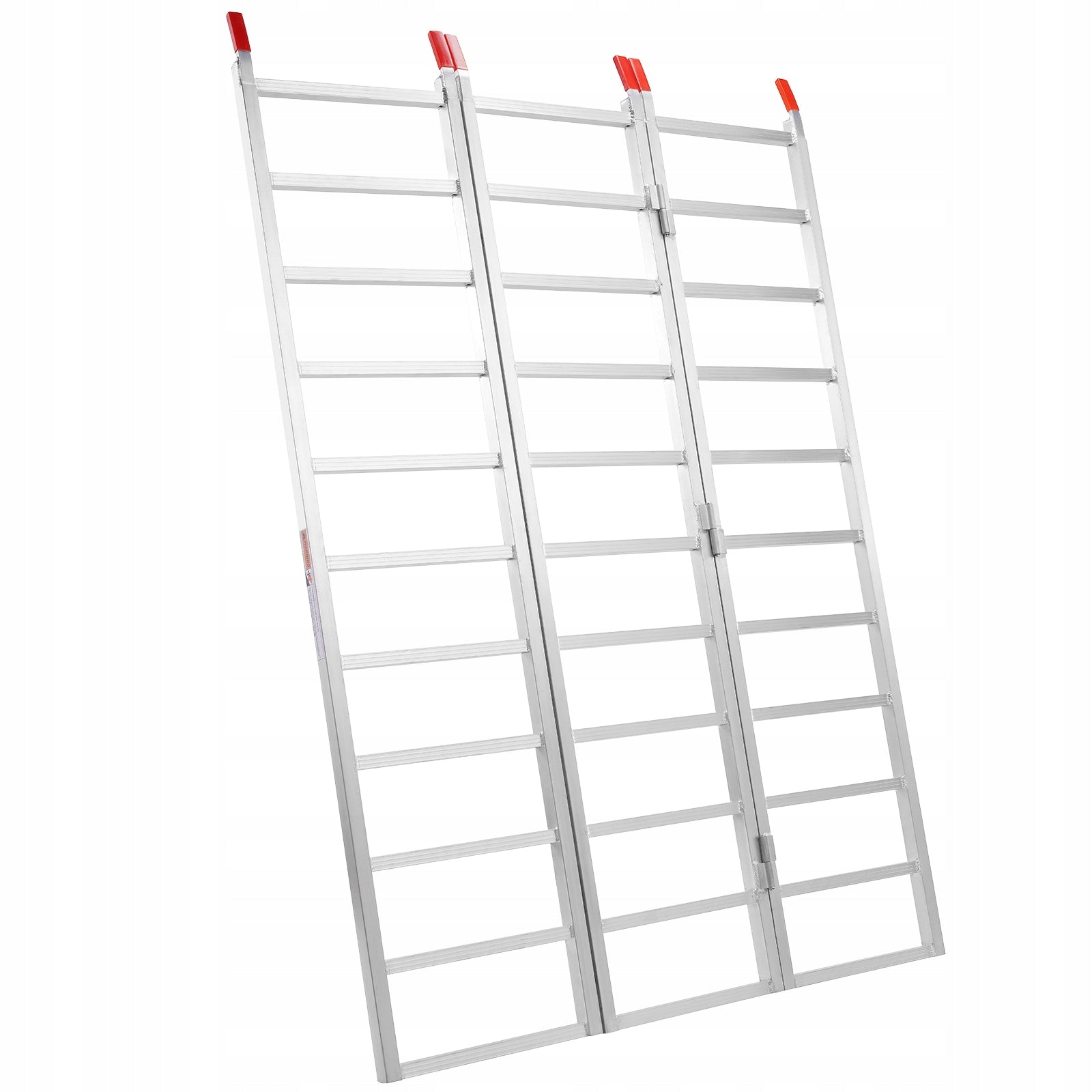 1500lbs Aluminum Tri-Fold Ramp 77Lx54W with Straps for Motorcycle 1 Pc