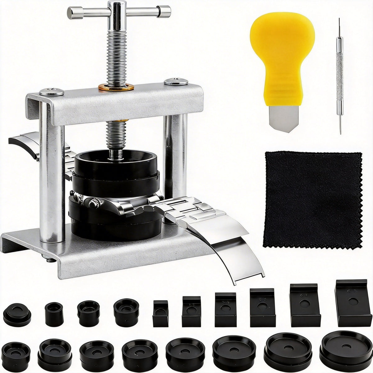 16-55mm WATCH PRESS MASTER PRESS FOR WATCHES SET + PRESSURE PLATES EAN (GTIN) 6942278475392