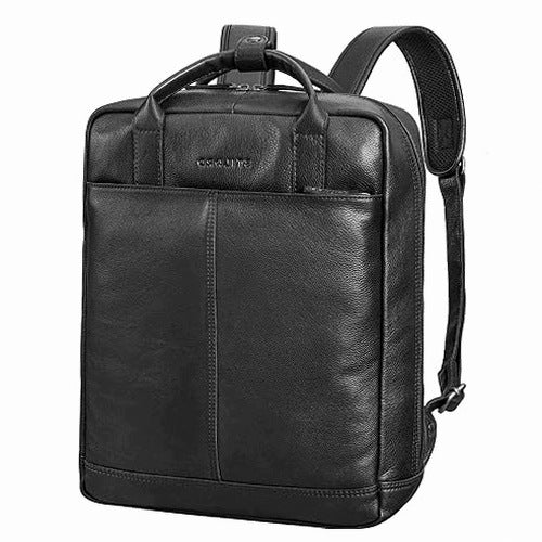 16 INCH BUSINESS LAPTOP LEATHER BACKPACK FOR MEN WOMEN FOR HOME